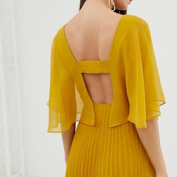 Asos Pleated Mini Dress - Picture 2 of 4